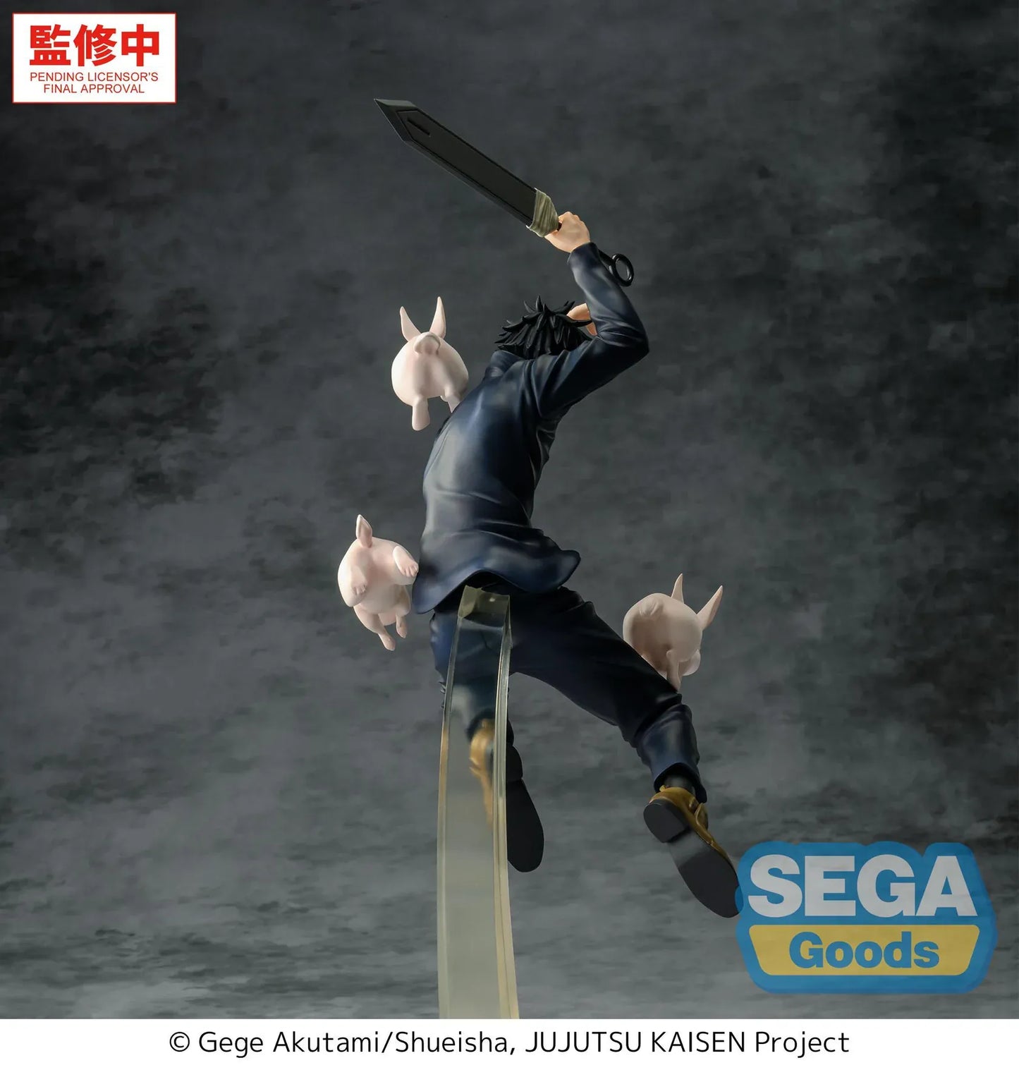 Jujutsu Kaisen Luminasta Megumi Fushiguro The Culling Game Version figure with rabbit shikigami in a dynamic battle pose