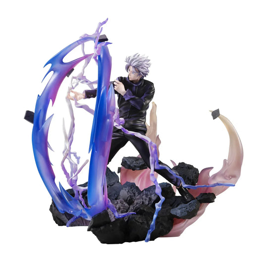 Jujutsu Kaisen Satoru Gojo Kyoshiki Murasaki DX figure with Hollow Purple energy effect