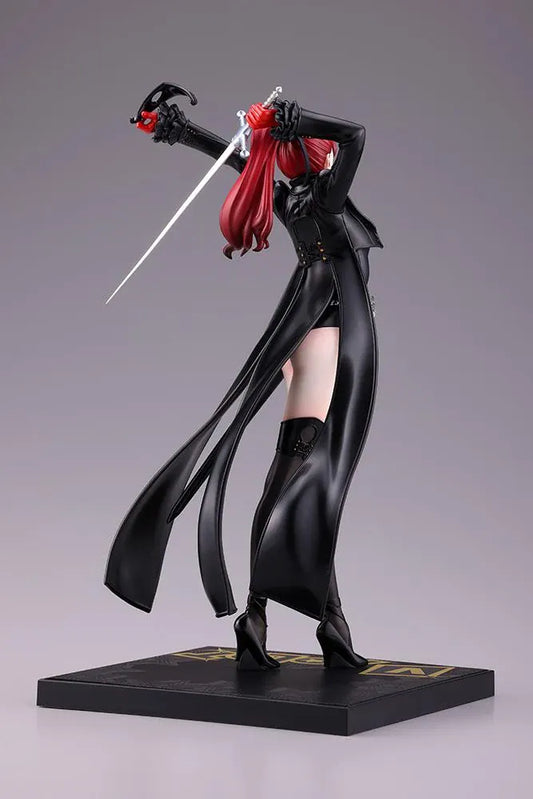 Persona 5 Royal Oshi Works Violet figure featuring Violet in her Phantom Thief outfit wielding her rapier in a dynamic action pose