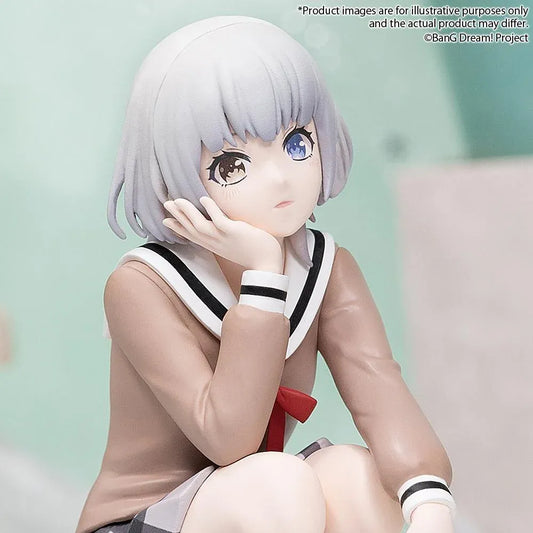 BanG Dream It's MyGO Rana Kaname School Uniform Version Premium anime figure in a seated pose