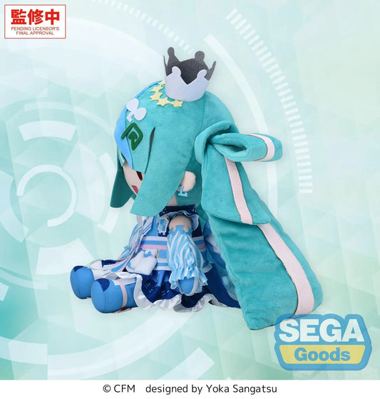 Hatsune Miku Lawson 50th Anniversary Fuwa Petit large plush by SEGA Goods