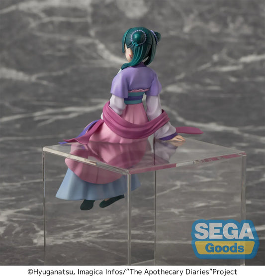 The Apothecary Diaries Maomao Moon Fairy Ver Premium Perching Figure Reissue wearing a pastel outfit in a seated pose