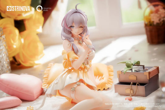 Strinova Kanami Whisper of Flower Ver 1/7 scale figure seated in floral themed setting