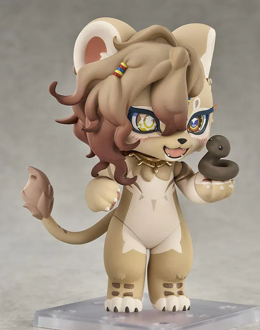 Fluffy Land Nendoroid August figure with animal design, beads, and winking expression