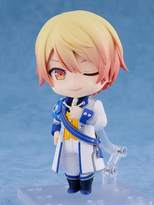 Project Sekai Colorful Stage Nendoroid No.2907 Tsukasa Tenma chibi figure in idol outfit holding star flag