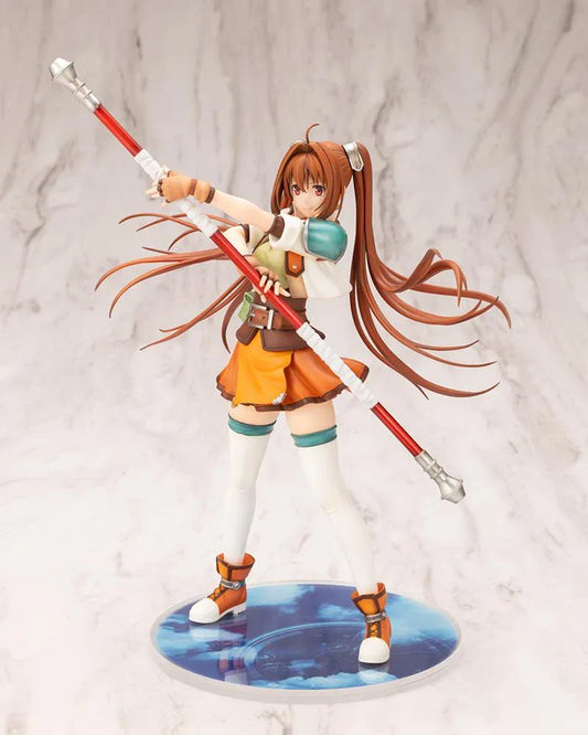 The Legend of Heroes Trails in the Sky Estelle Bright 1/8 Scale Figure holding her staff in a dynamic battle pose