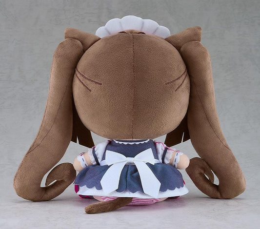 Nekopara Sekai Connect Chocopuni Plushie Chocola with brown hair, cat ears, and maid outfit