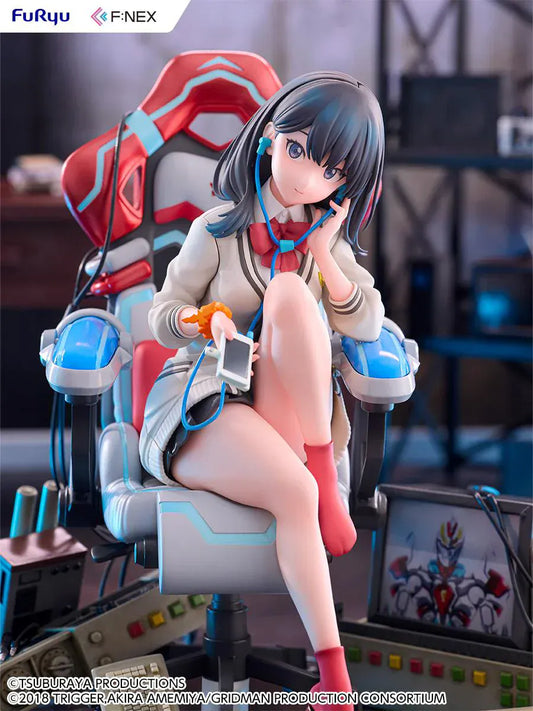SSSS.Gridman Rikka Takarada gaming chair version 1/7 scale figure by FuRyu F:NEX