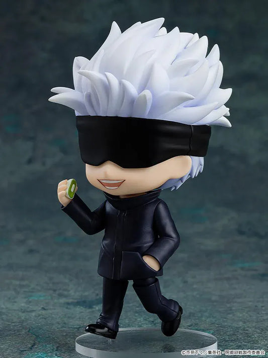 Jujutsu Kaisen Nendoroid Satoru Gojo rerelease anime figure with blindfold and black outfit