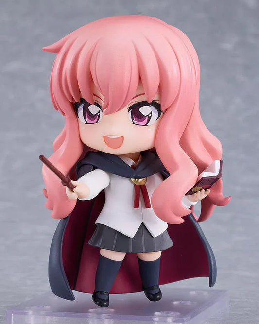 The Familiar of Zero F Nendoroid No.2970 Louise 2.0 chibi figure with pink hair, wand, and cape.