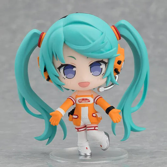 GOODSMILE RACING Miku All Stars Figure Collection Vol. 1 boxset featuring eight chibi Racing Miku designs from 2010 through 2024