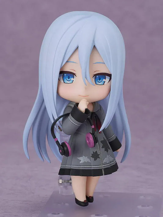 Project Sekai Colorful Stage Nendoroid No.2886 Kanade Yoisaki chibi figure with long blue hair and grey coat