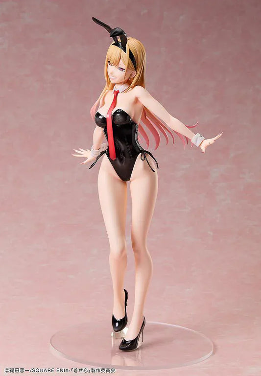 My Dress-Up Darling Marin Kitagawa Bare Leg Bunny Ver 1/4 scale figure in black bunny outfit with red tie, standing pose