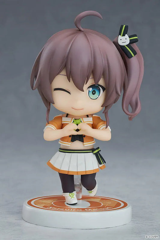 hololive production Nendoroid Natsuiro Matsuri Figure rerelease featuring Matsuri in her signature orange white and green outfit