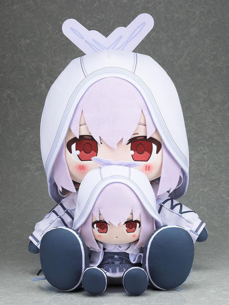 Blue Archive Chocopuni Big 40cm plushie Atsuko with hooded outfit and embroidered red eyes