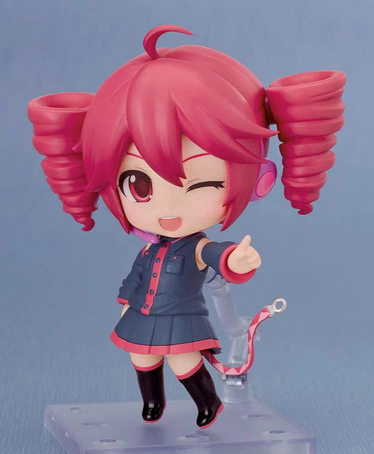 UTAU Nendoroid No.2890 Kasane Teto Ver. 2.0 figure with twin-drill hair and navy-pink outfit