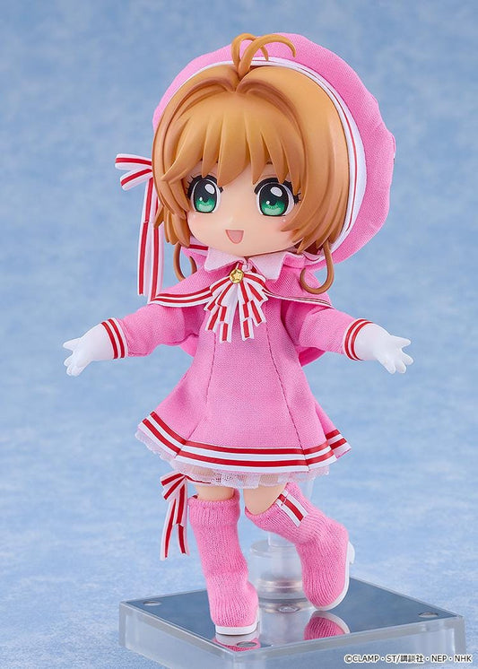 Cardcaptor Sakura Clear Card Nendoroid Doll Sakura Kinomoto Costume Version wearing a pink outfit