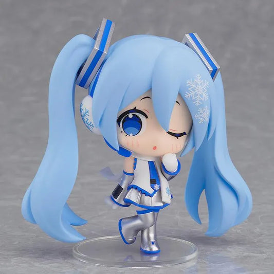 Hatsune Miku Snow Miku All Stars Figure Collection Vol. 2 boxed set featuring eight chibi Snow Miku figures in different winter-themed outfits