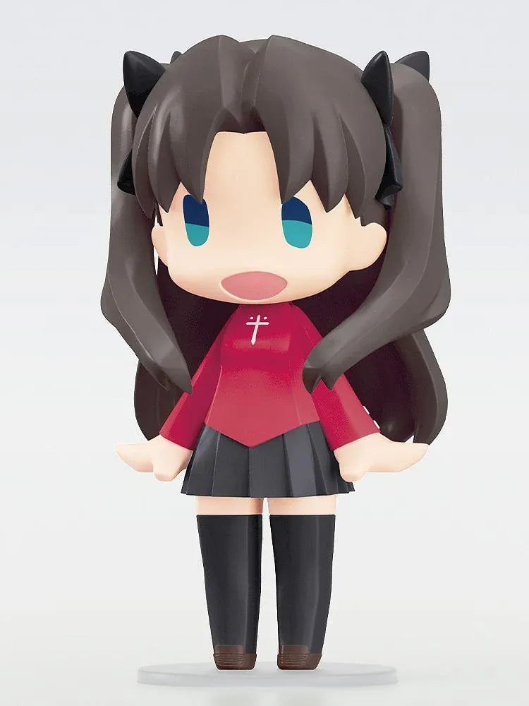Fate/stay night HELLO! GOOD SMILE Rin Tohsaka chibi figure with signature twin tails and red outfit