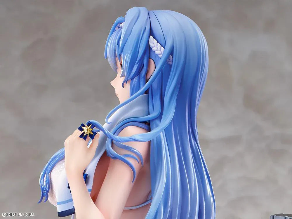 GODDESS OF VICTORY NIKKE Helm Post-Shower Moment 1/7 scale figure featuring Helm seated on a bathtub in sheer nightwear