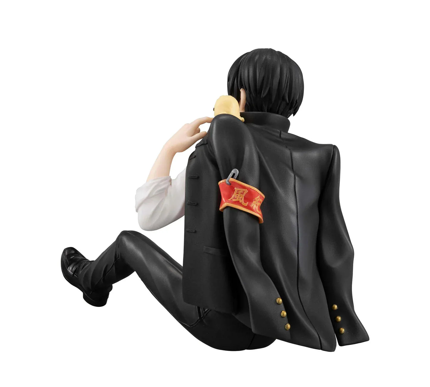 “Katekyo Hitman Reborn G.E.M. Series Hibari Kyoya sitting pose figure with Hibird on shoulder”