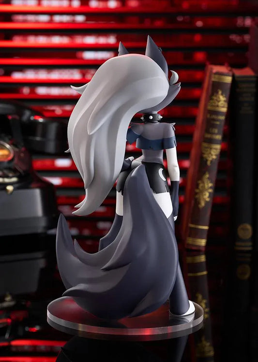 Helluva Boss POP UP PARADE Loona L Size figure wearing her black outfit and spiked collar in a confident standing pose.
