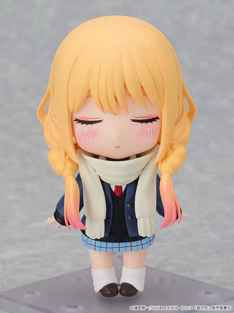 My Dress-Up Darling Season 2 Nendoroid Marin Kitagawa Winter Uniform Version figure with scarf and school uniform