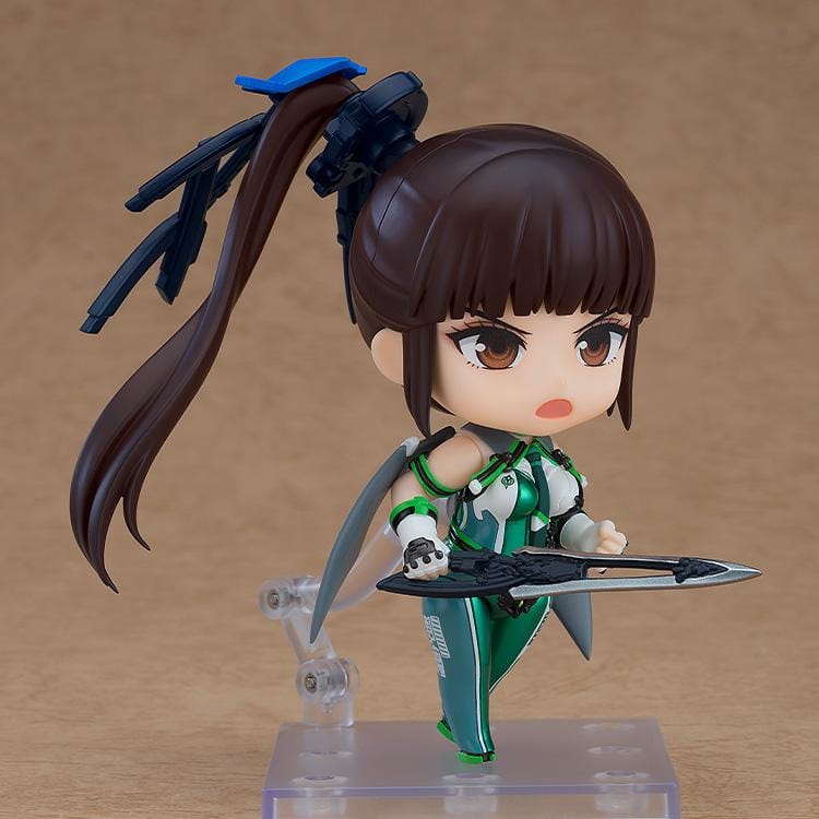 Stellar Blade Nendoroid No.2932 Eve figure in green combat suit