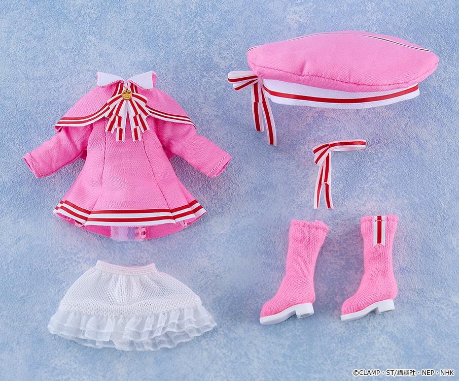 Cardcaptor Sakura Clear Card Nendoroid Doll Sakura Kinomoto Costume Version wearing a pink outfit