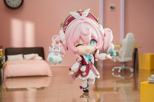 Honkai Star Rail Nendoroid 2953 Hyacine chibi figure with accessories and pastel outfit