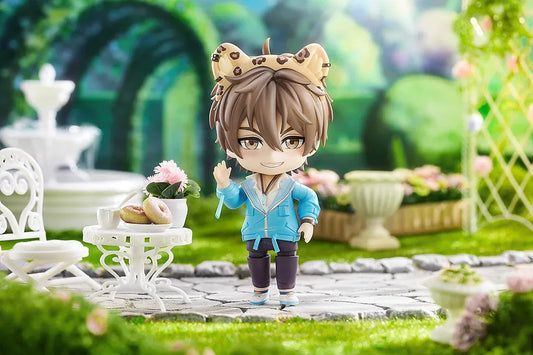 NU Carnival Nendoroid Eiden figure with blue jacket and chibi style design