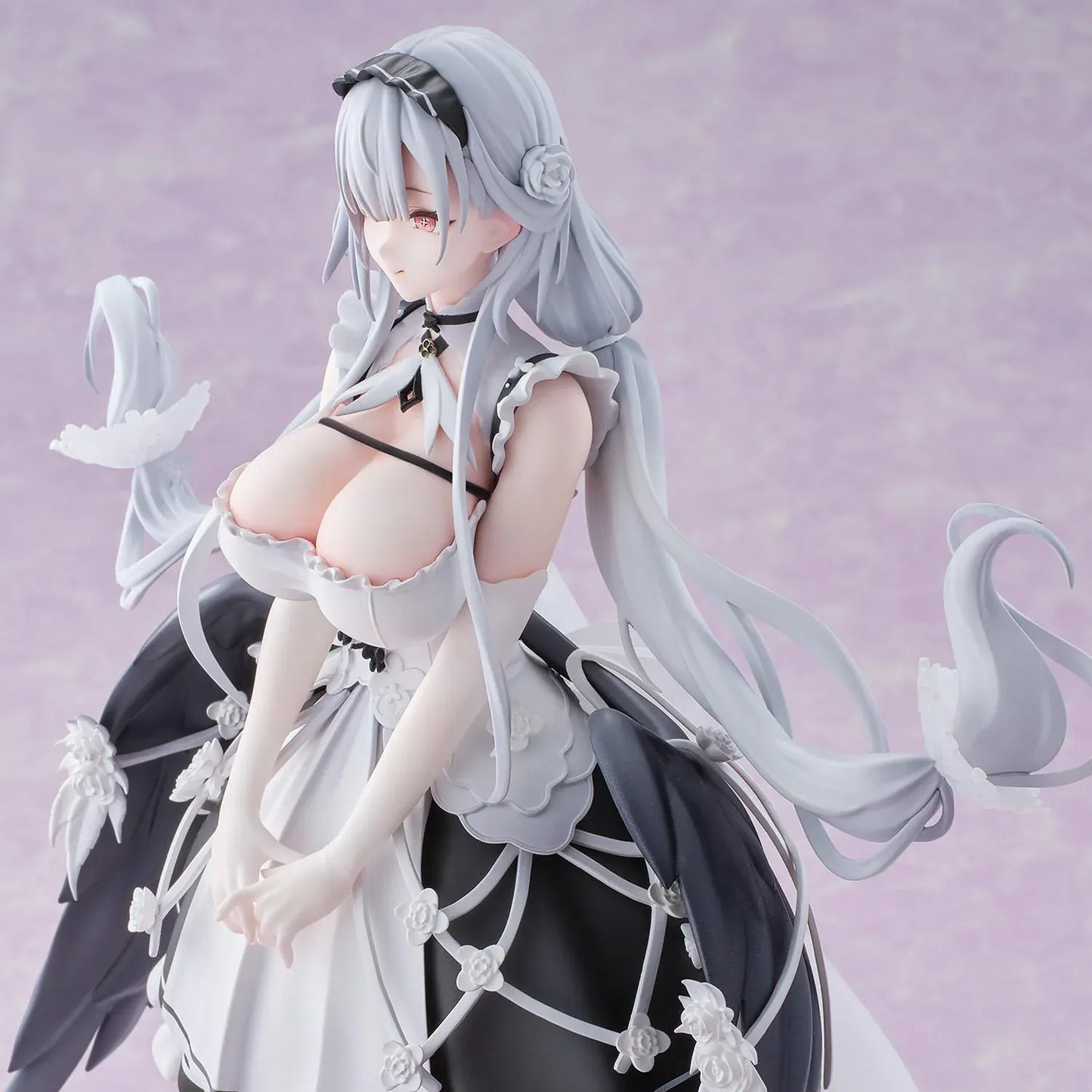 Shira Light Equipment 1/6 Scale Figure Azur Lane anime shipgirl with elegant outfit and wing-like details