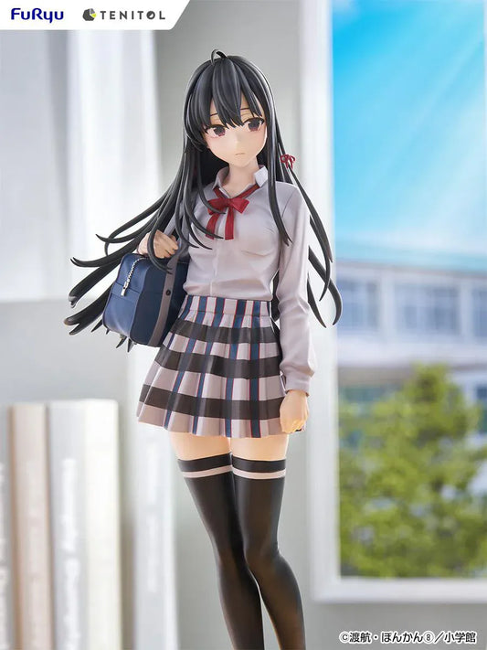 My Teen Romantic Comedy SNAFU Tenitol Tall Yukino Yukinoshita figure in school uniform holding bag