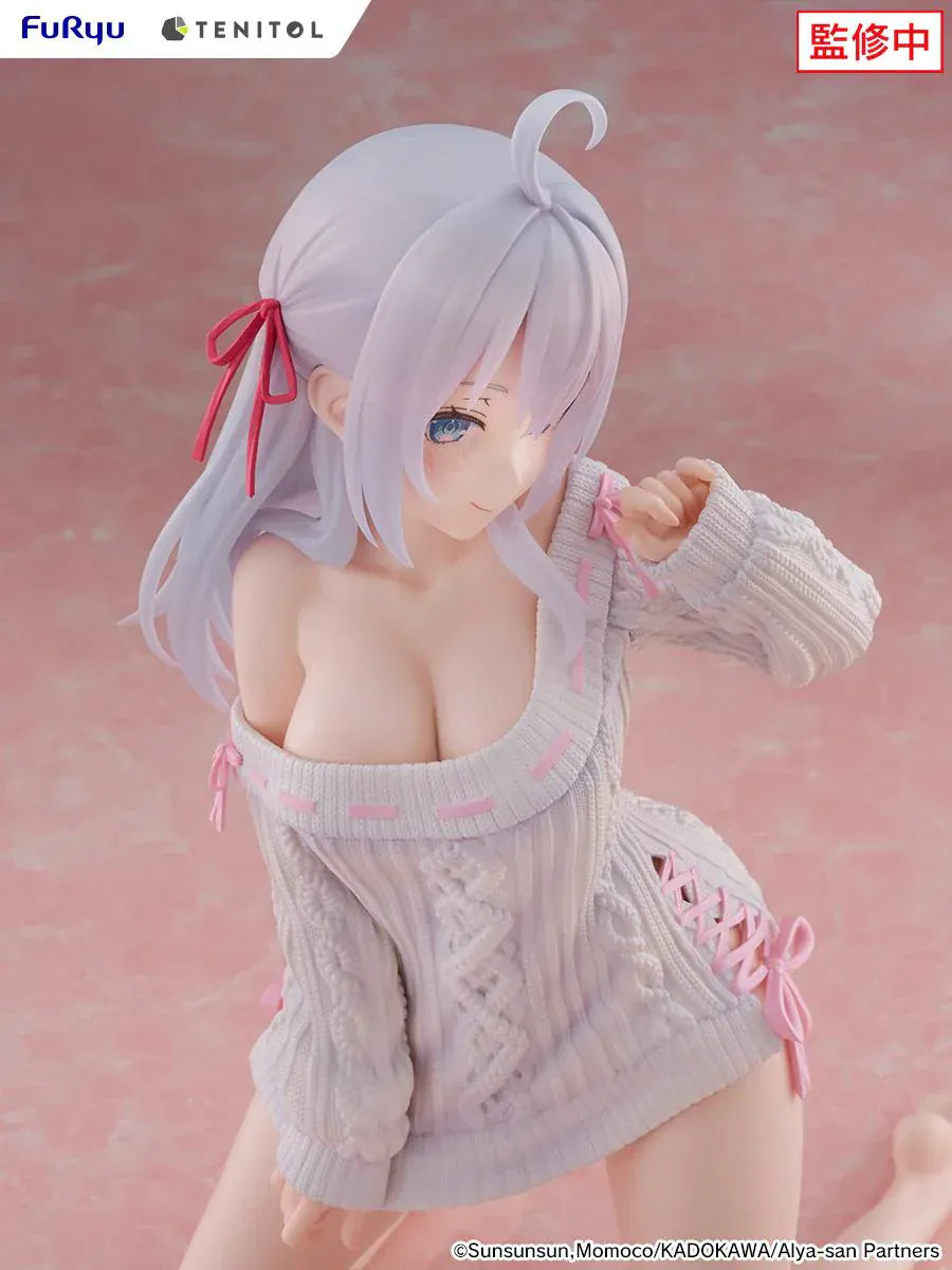 Alya knit version Tenitol Big Noodle Stopper figure Alya Sometimes Hides Her Feelings in Russian anime collectible