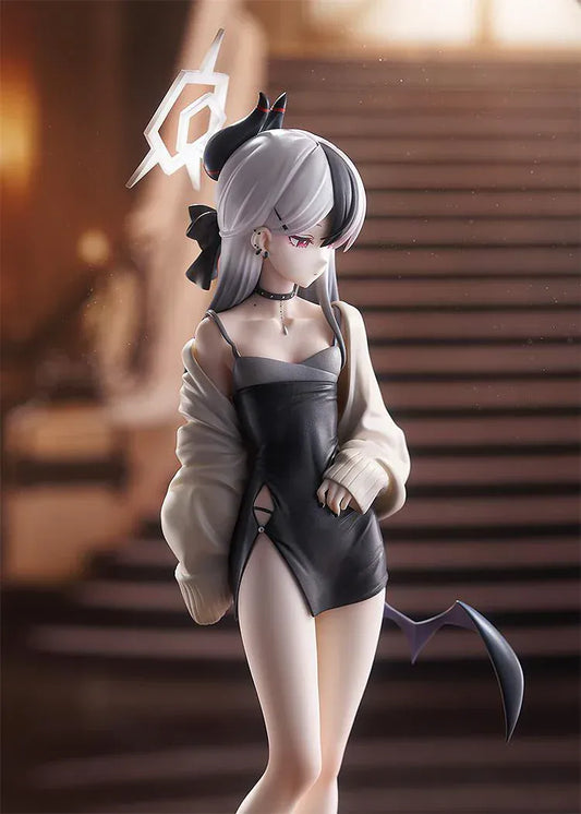 Blue Archive Kayoko Dress 1/7 Scale Figure with black dress white jacket horns and tail