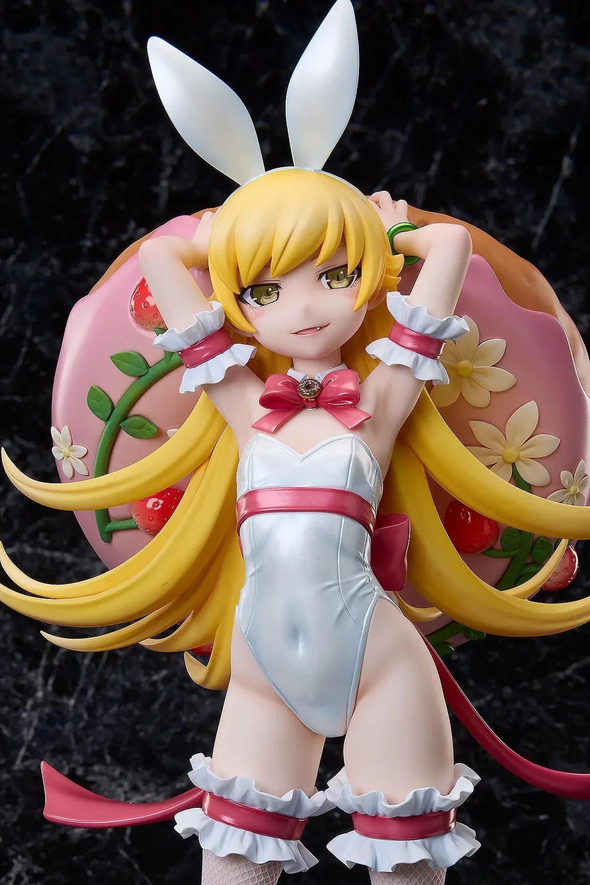 Monogatari Shinobu Oshino White Bunny Ver 1/4 scale figure with blonde hair and white bunny outfit