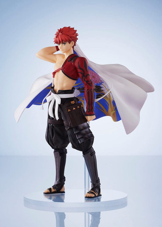 Fate/Grand Order ConoFig Saber Senji Muramasa figure with white coat and detailed tattoos