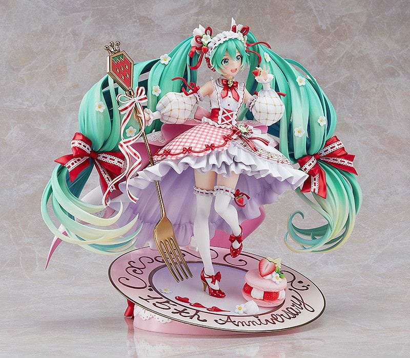 Vocaloid Hatsune Miku Strawberry Motif (15th Anniversary Ver.) 1/7 Scale Figure (Re-run)