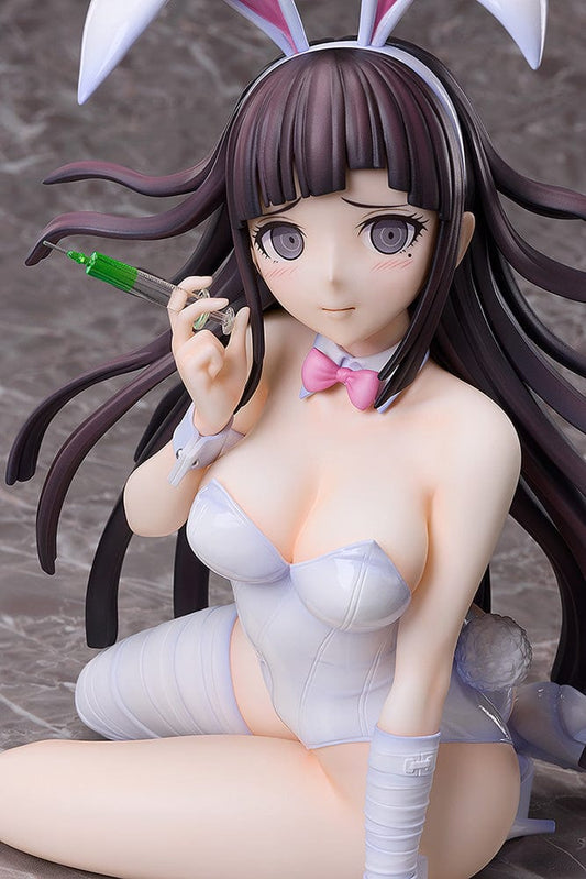 Danganronpa 2: Goodbye Despair B-Style Mikan Tsumiki (Bunny Ver.) 1/4 Scale Figure, featuring Mikan in a white bunny costume with syringe, posing on her knees.