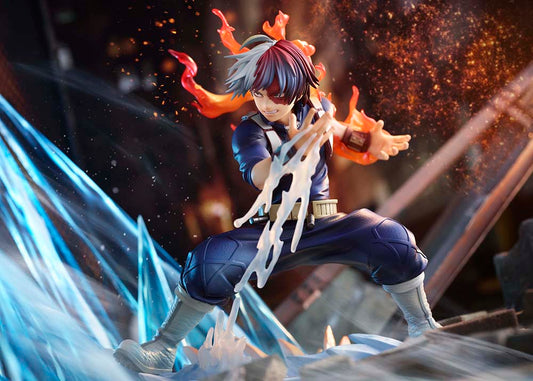 My Hero Academia Shoto Todoroki Icy-Hot 1/8 scale figure with fire and ice effects