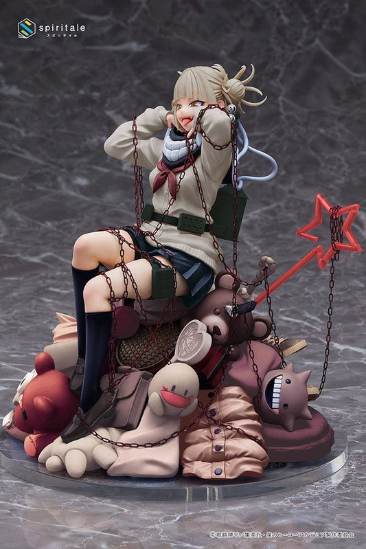 My Hero Academia Spiritale Himiko Toga (Villain Sepia Ver.) 1/7 Scale Figure - A captivating and meticulously detailed figure of the mischievous Himiko Toga, showcasing her dark allure in sepia tones - An essential collectible for My Hero Academia fans and figure enthusiasts
