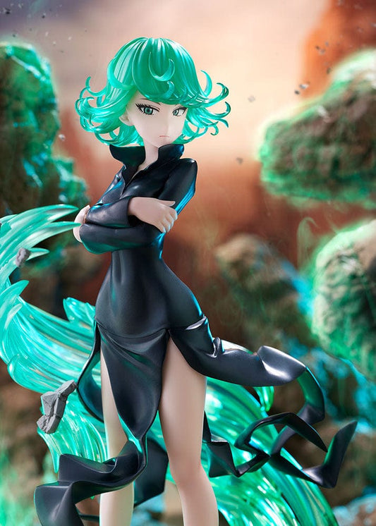 "One-Punch Man Terrible Tornado 1/7 Scale Figure - A stunning collectible figure of Terrible Tornado from the anime series One-Punch Man. This 1/7 scale figure showcases the powerful heroine in all her glory, capturing her dynamic presence and fierce personality. A must-have for fans and collectors, this intricately crafted figure perfectly embodies the spirit of the popular series. Add this captivating Terrible Tornado figure to your collection and bring the action of One-Punch Man to life."