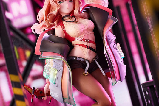 Gridman Universe Yume Minami Dreamy Divas Version 1/7 Scale Figure, capturing Yume in a vibrant and detailed outfit, complete with futuristic accessories and a dynamic pose on a transparent base.