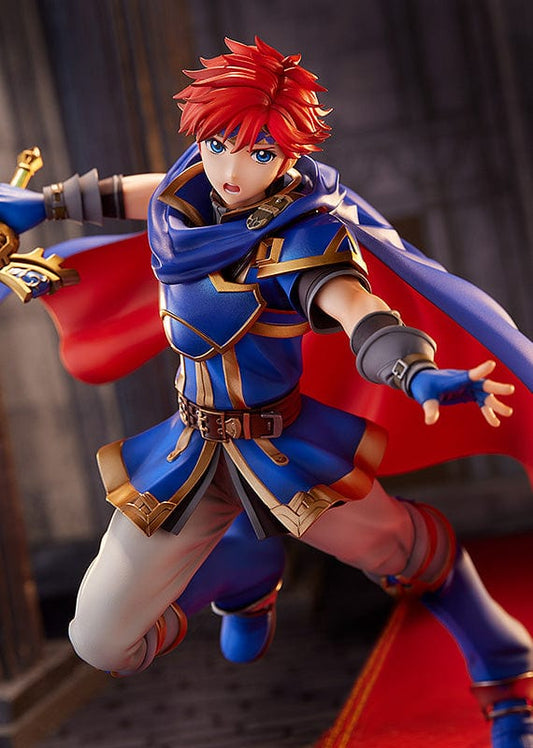 Fire Emblem Roy 1/7 Scale Figure wielding Binding Blade in dynamic battle pose with blue and red armor.