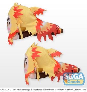 Demon Slayer: Kimetsu No Yaiba - Kyojuro Rengoku - Sega Nesoberi Lay-Down SP Plush