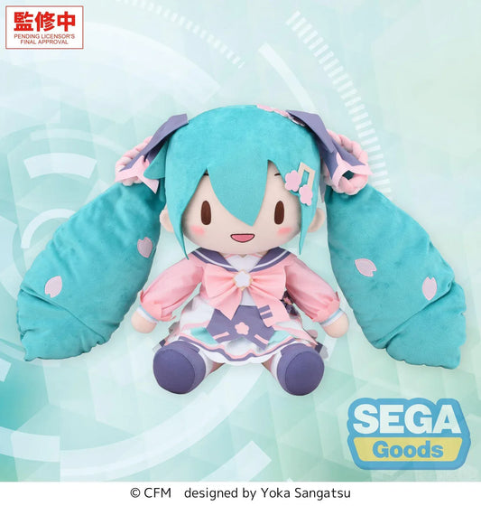 Hatsune Miku New Semester Fuwa Petit large plush by SEGA Goods