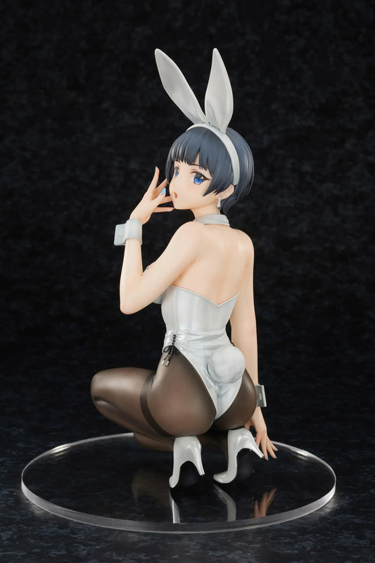 Mihoko Kirito illustration 1/4 scale figure bunny outfit white bodysuit bunny ears kneeling pose black tights collectible