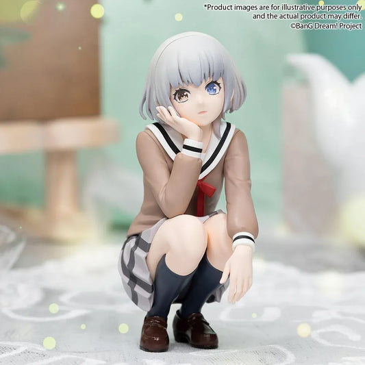 BanG Dream It's MyGO Rana Kaname School Uniform Version Premium anime figure in a seated pose