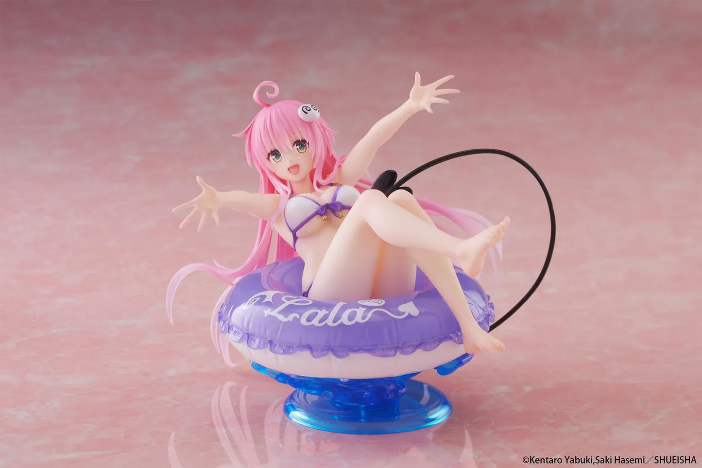 Lala Aqua Float Girls figure To Love Ru Darkness anime swimsuit figure with inflatable float base
