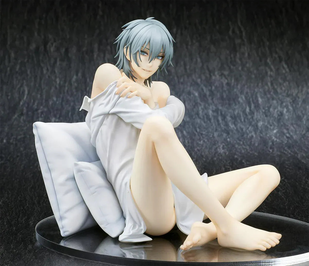 Akira 1/7 scale figure from Togainu no Chi sitting on cushion with relaxed pose and detailed sculpt